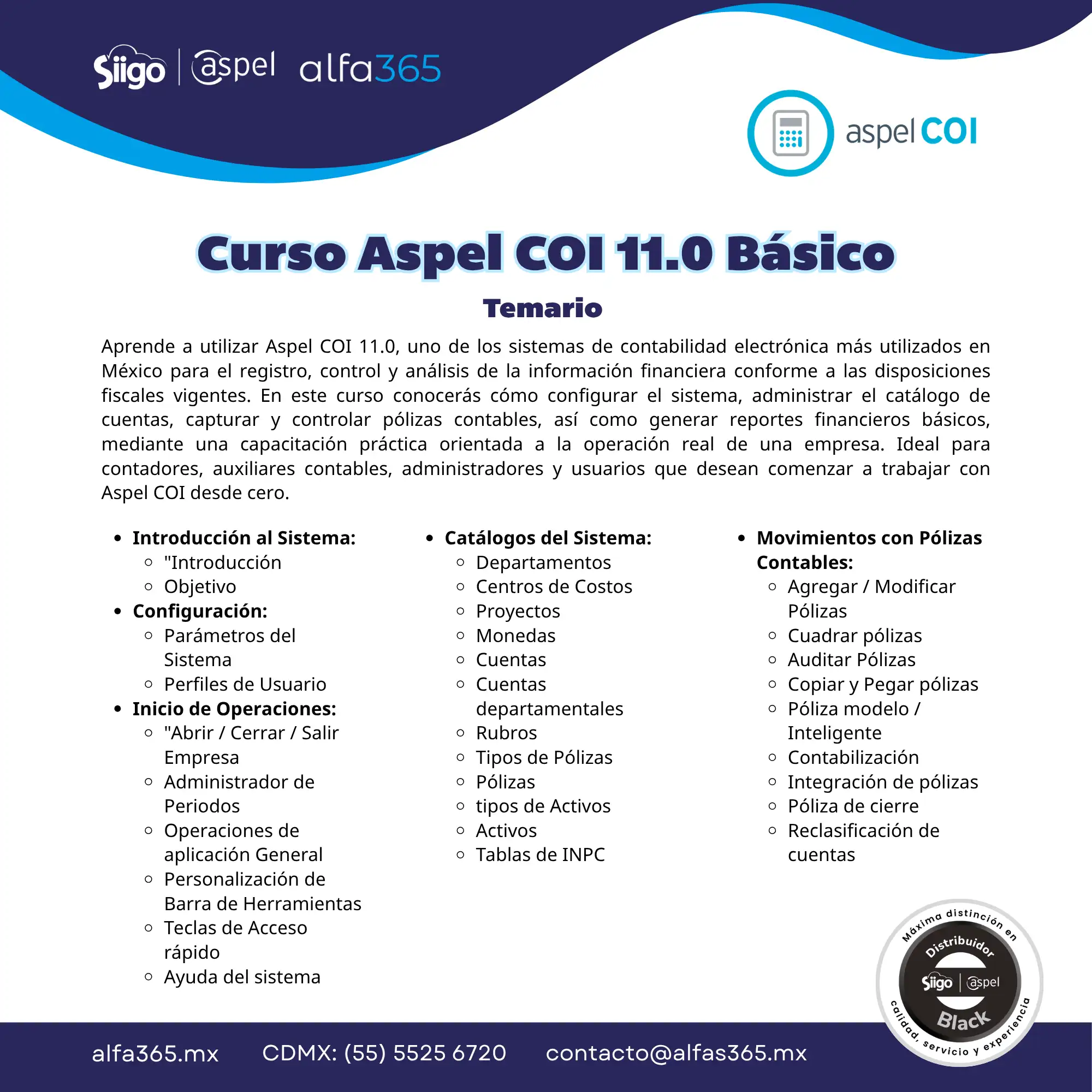 Curso Aspel COI 11.0 Nivel Básico - Image 2