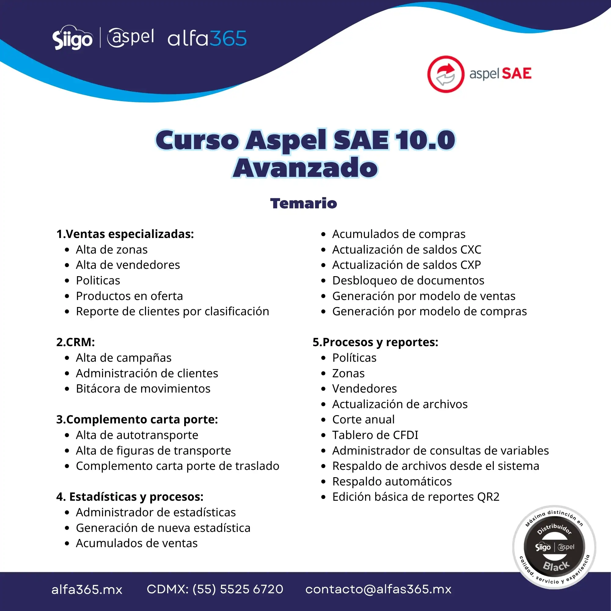 Curso Aspel SAE 10.0 Avanzado - Image 2