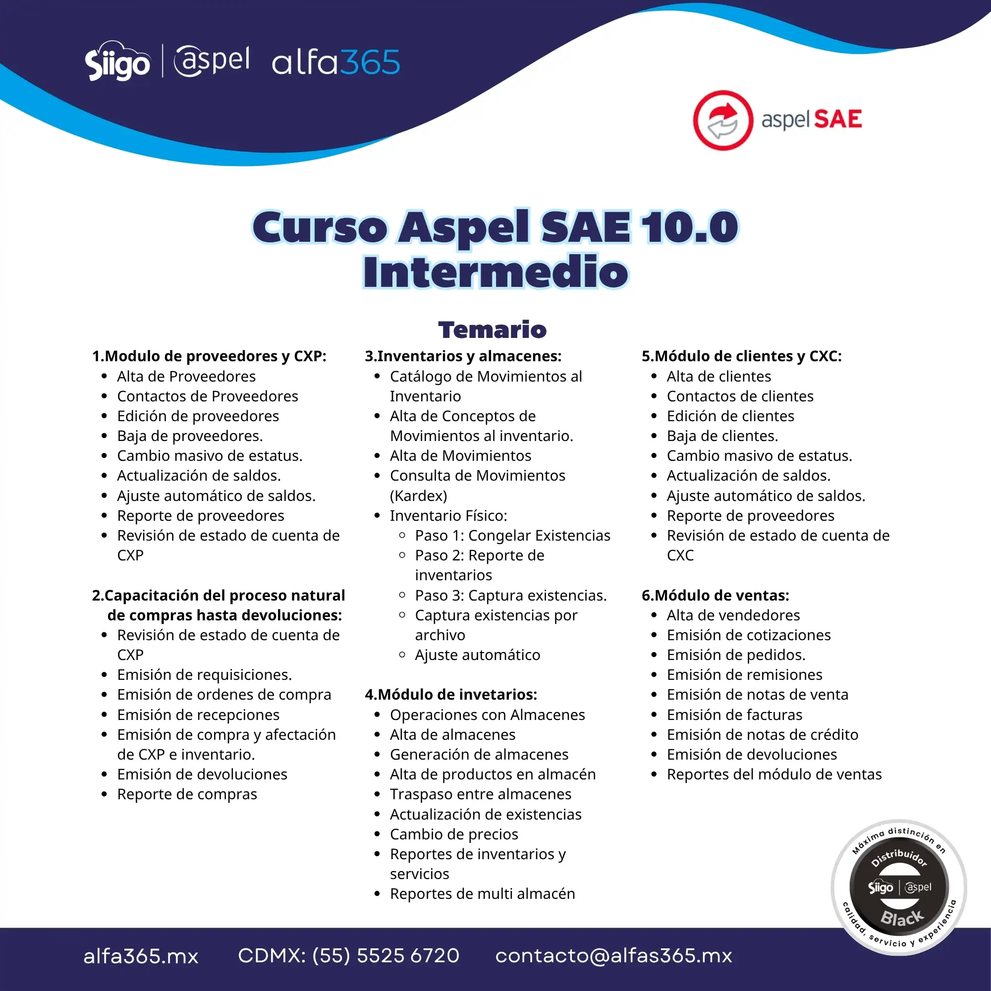 Curso Aspel SAE 10.0 Intermedio - Image 2