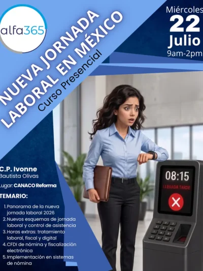 Nueva Jornada Laboral en México - Curso Presencial